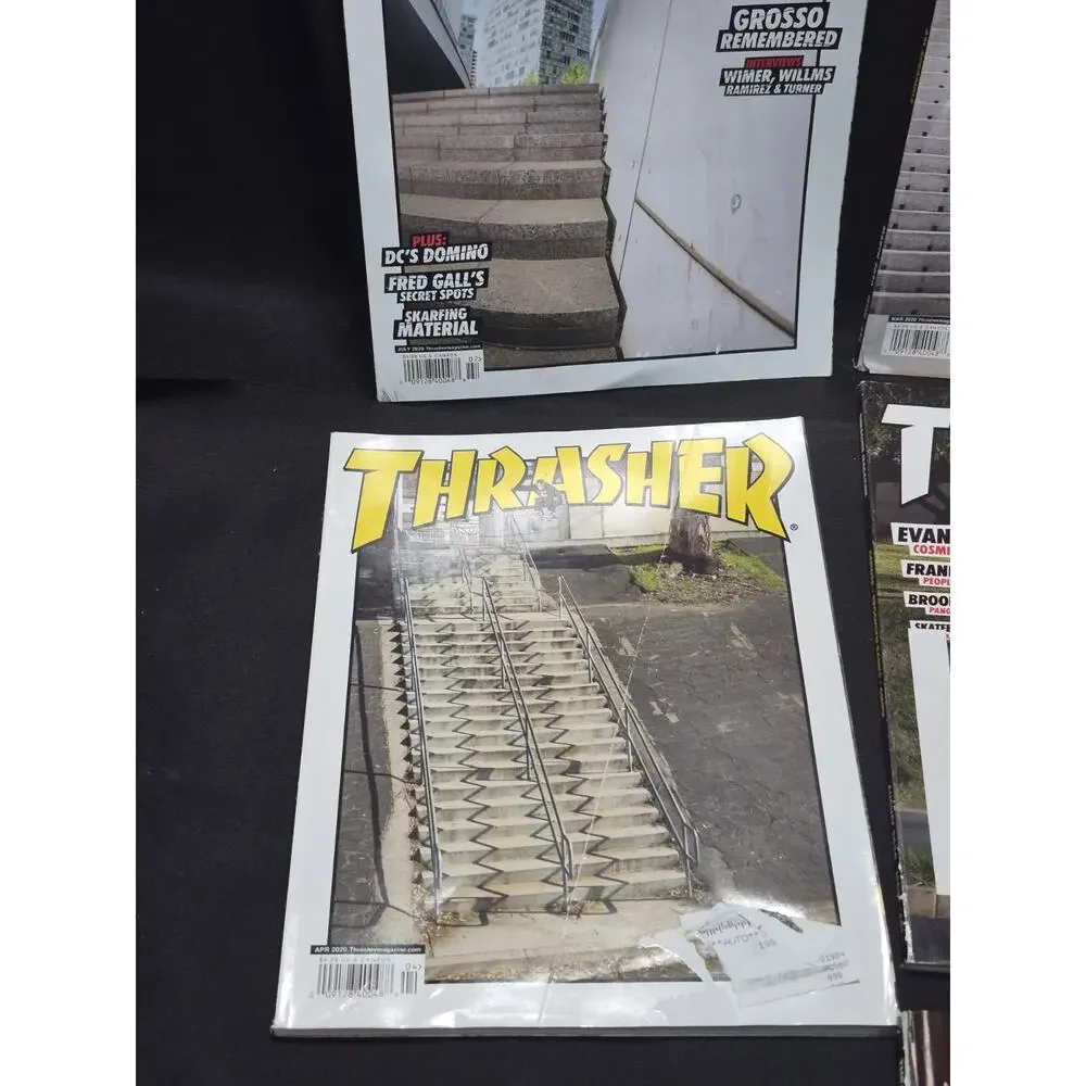 Thrasher Skateboarding Magazine Lot 7 2020 Vintage Magazines.. Skateboard